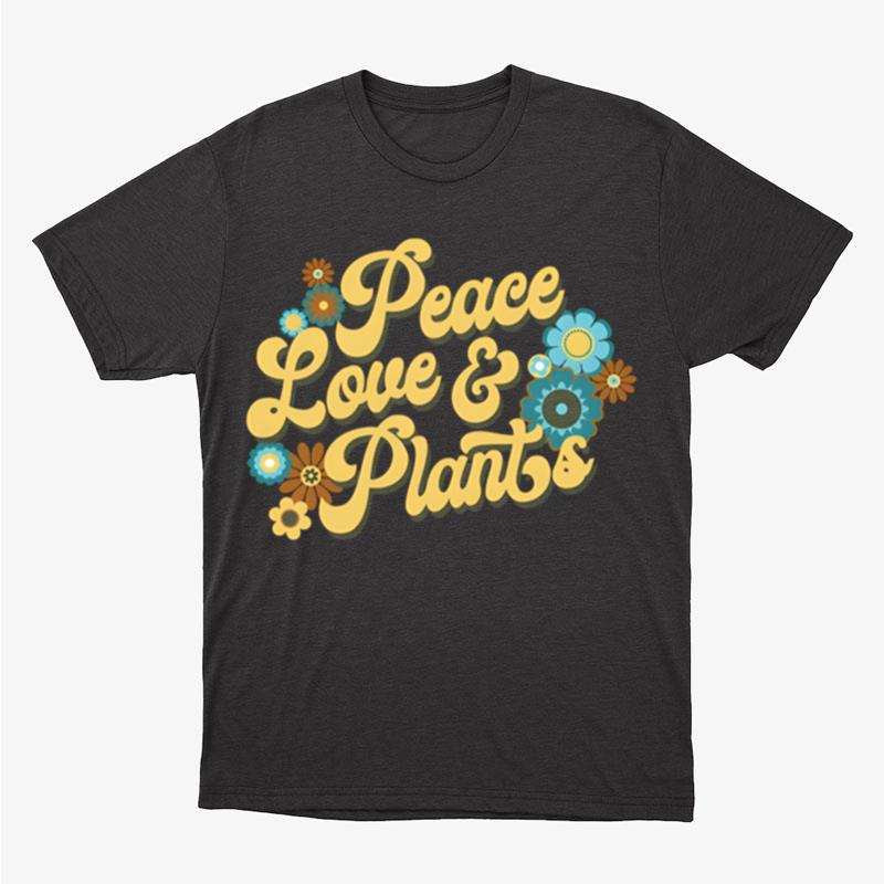 Mumbo Jumbo Peace Love And Plants Script Merch Unisex T-Shirt Hoodie Sweatshirt