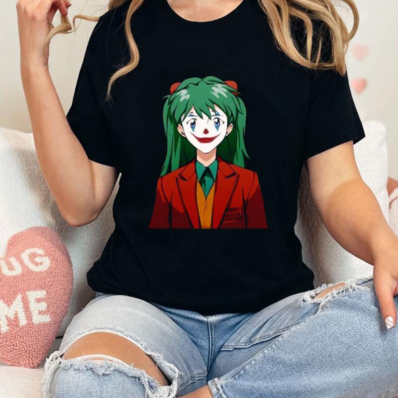 Neon Genesis Evangelion Asuka Joker Unisex T-Shirt Hoodie Sweatshirt