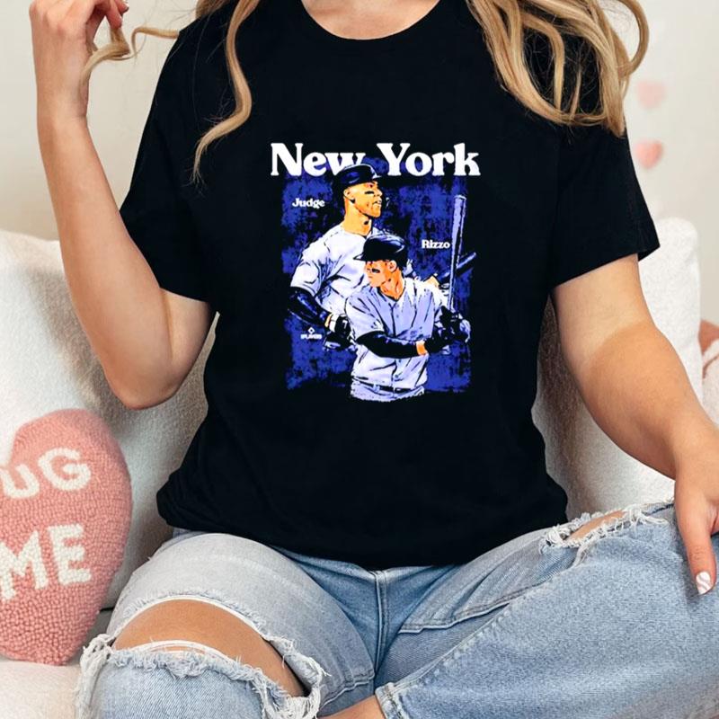 New York Aaron Judge Rizzo Baseball Lover Unisex T-Shirt Hoodie Sweatshirt