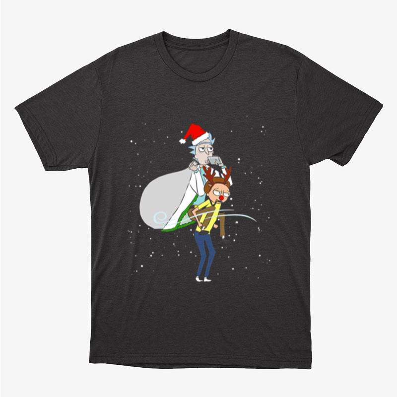 On My Head Santa Rick Rick And Morty Unisex T-Shirt Hoodie Sweatshirt