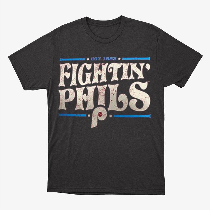 Philadelphia Phillies Maroon Fightin Phils Unisex T-Shirt Hoodie Sweatshirt