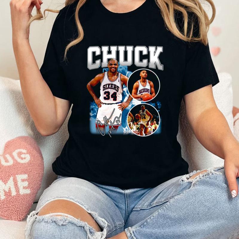 Phoenix Suns Charles Barkley Chuck Basketball Vintage Unisex T-Shirt Hoodie Sweatshirt