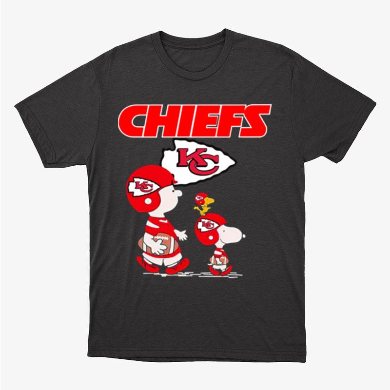 Snoopy The Peanuts Kansas City Chiefs Chiefs Football Unisex T-Shirt Hoodie Sweatshirt