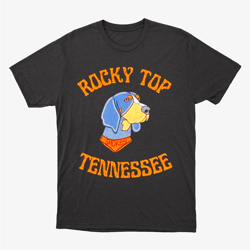 Tennessee Volunteers Rocky Top Tennessee Dog Unisex T-Shirt Hoodie Sweatshirt