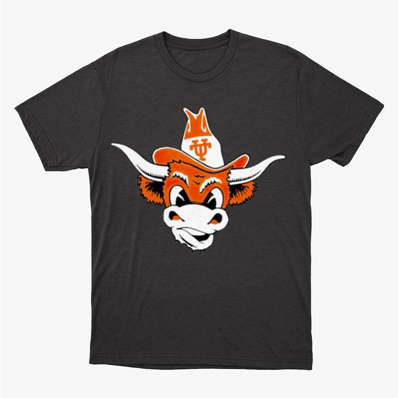 Texas Longhorns Mascot Logo Unisex T-Shirt Hoodie Sweatshirt