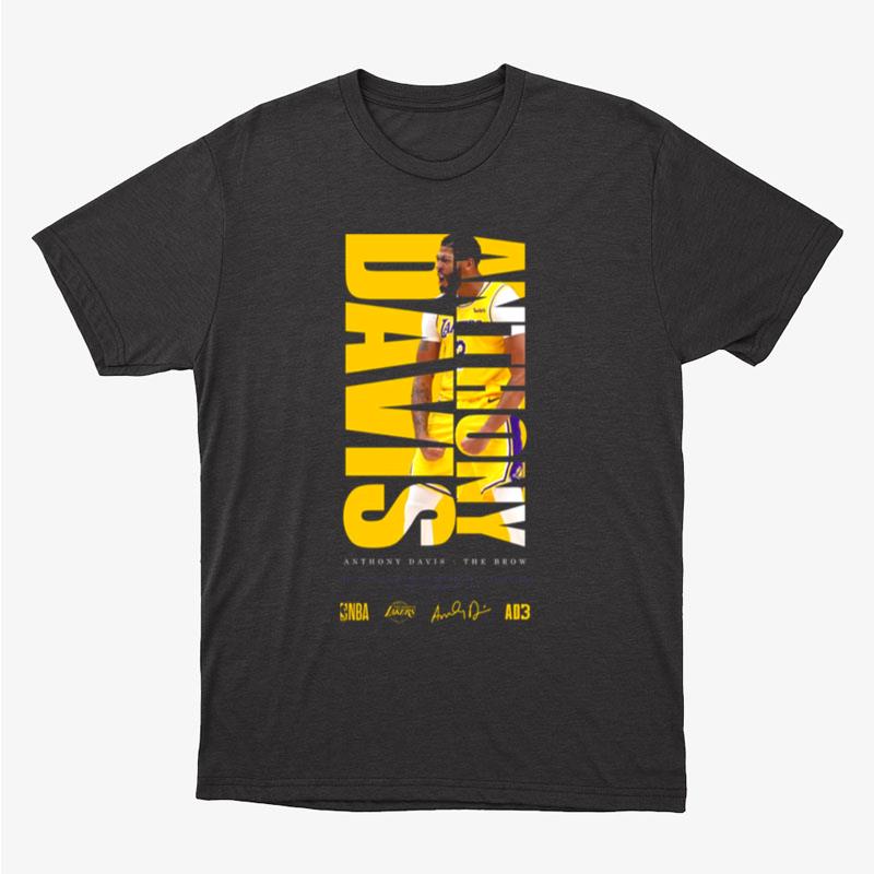 The Brow Anthony Davis Number 3 Basketball Unisex T-Shirt Hoodie Sweatshirt