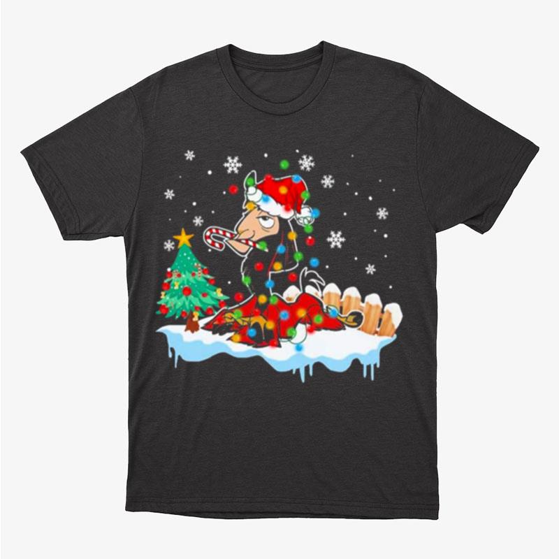 The Emperor's New Groove Santa Kuzco Christmas Light Unisex T-Shirt Hoodie Sweatshirt