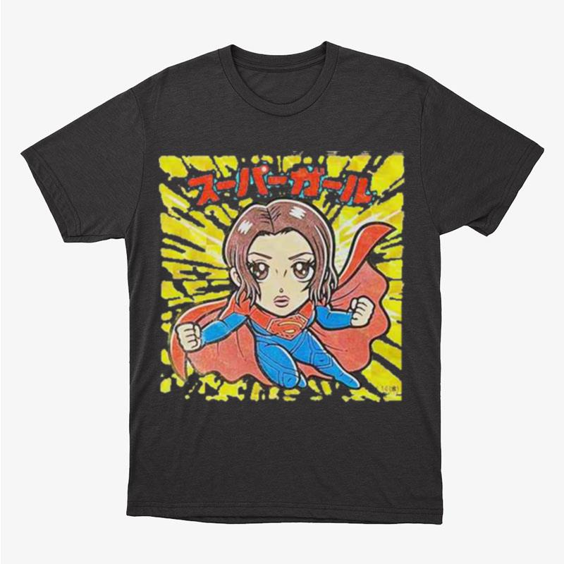 The Flash Movie X Bikkuriman Wafers Collab Super Girl Fan Gifts Unisex T-Shirt Hoodie Sweatshirt