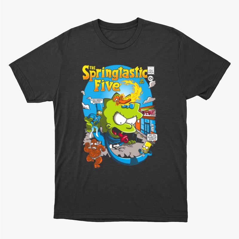 The Springtastic Five The Simpsons Unisex T-Shirt Hoodie Sweatshirt