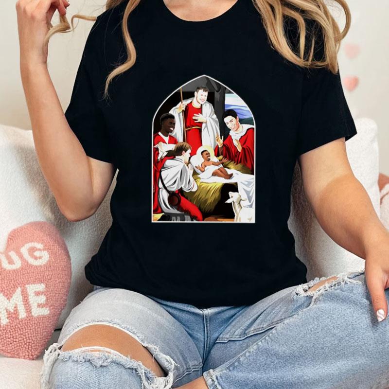 Victoria Arsenal Nativity Christmas Jumper Unisex T-Shirt Hoodie Sweatshirt