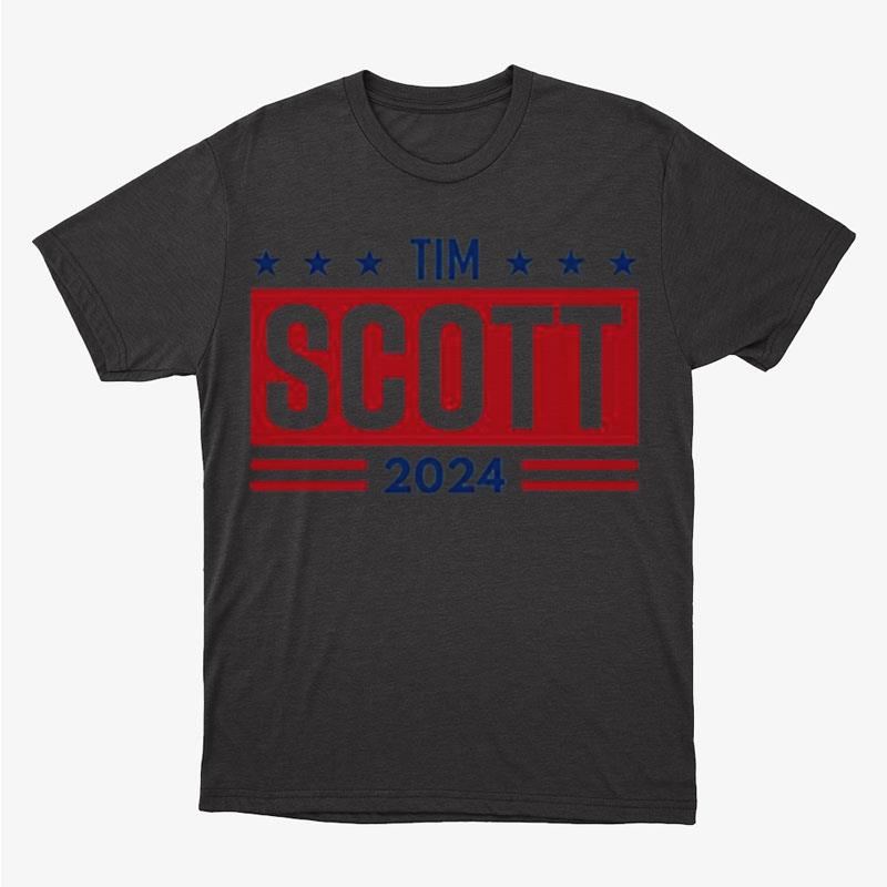 Vote Tim Scott For President 2024 Classic Unisex T-Shirt Hoodie Sweatshirt