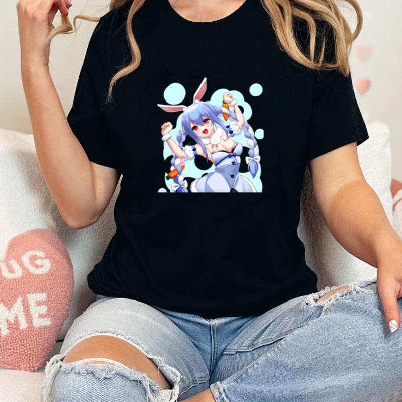 Bunny Girl Usada Pekora Hololive Unisex T-Shirt Hoodie Sweatshirt