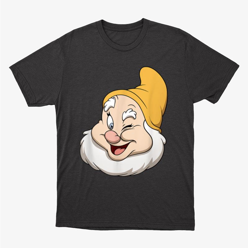 Disney Snow White And The Seven Dwarfs Happy Big Face Unisex T-Shirt Hoodie Sweatshirt