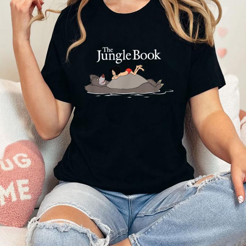 Disney The Jungle Book Mowgli & Baloo River Float Poster Unisex T-Shirt Hoodie Sweatshirt