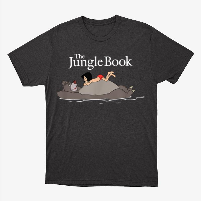 Disney The Jungle Book Mowgli & Baloo River Float Poster Unisex T-Shirt Hoodie Sweatshirt