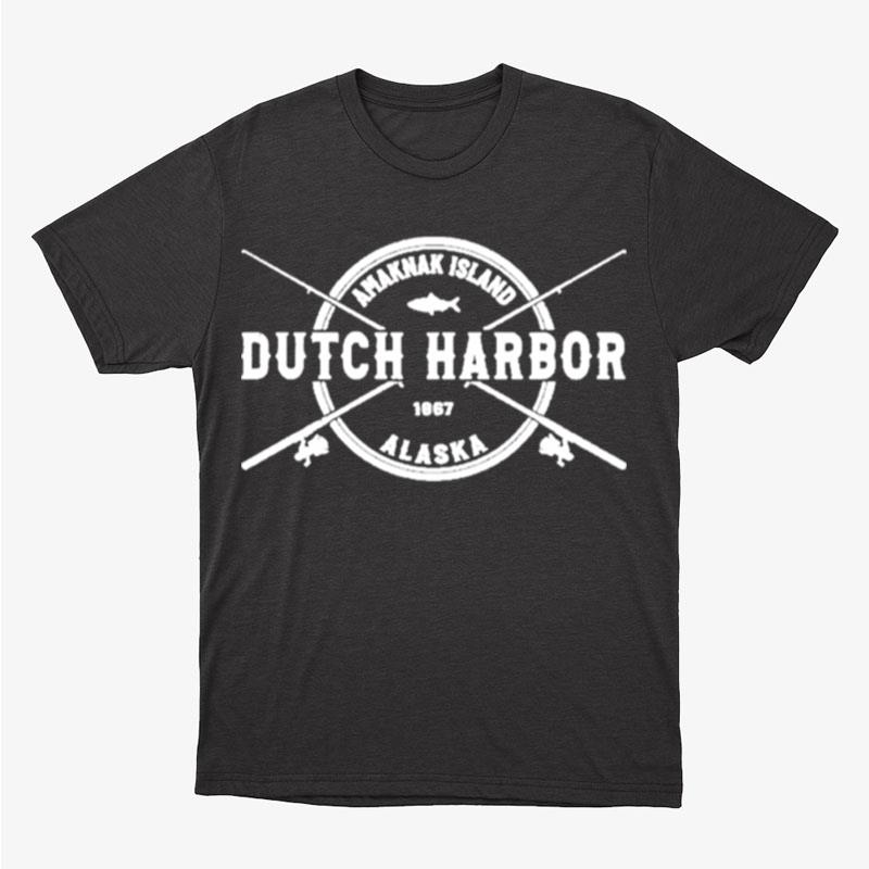 Dutch Harbor Ak Vintage Crossed Fishing Unisex T-Shirt Hoodie Sweatshirt