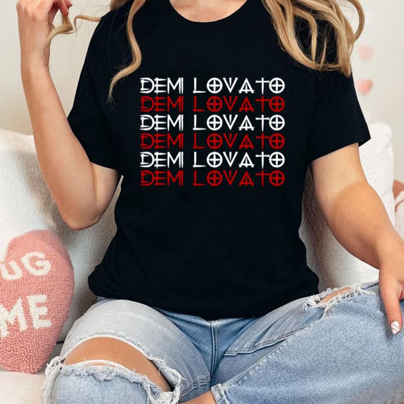 Font Art Demi Lovato Rock Holy Fvck Unisex T-Shirt Hoodie Sweatshirt