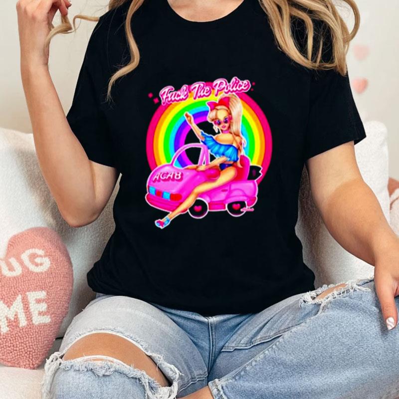 Fuck The Police Rainbow Unisex T-Shirt Hoodie Sweatshirt