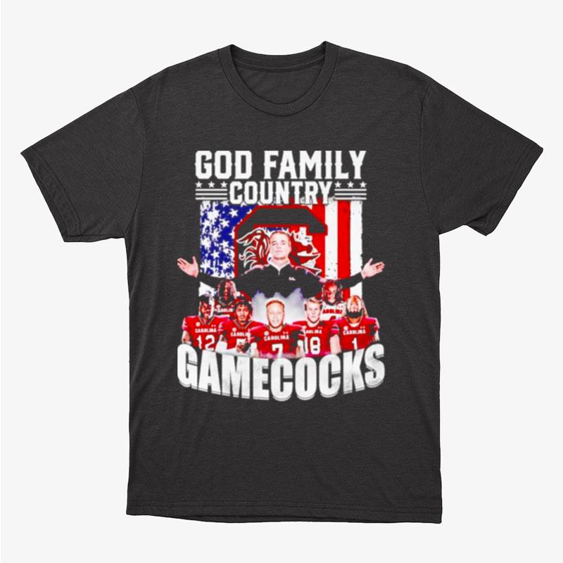 God Family Country Gamecocks Unisex T-Shirt Hoodie Sweatshirt