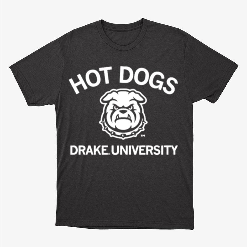 Hot Dogs Drake University Drake Bulldogs Unisex T-Shirt Hoodie Sweatshirt