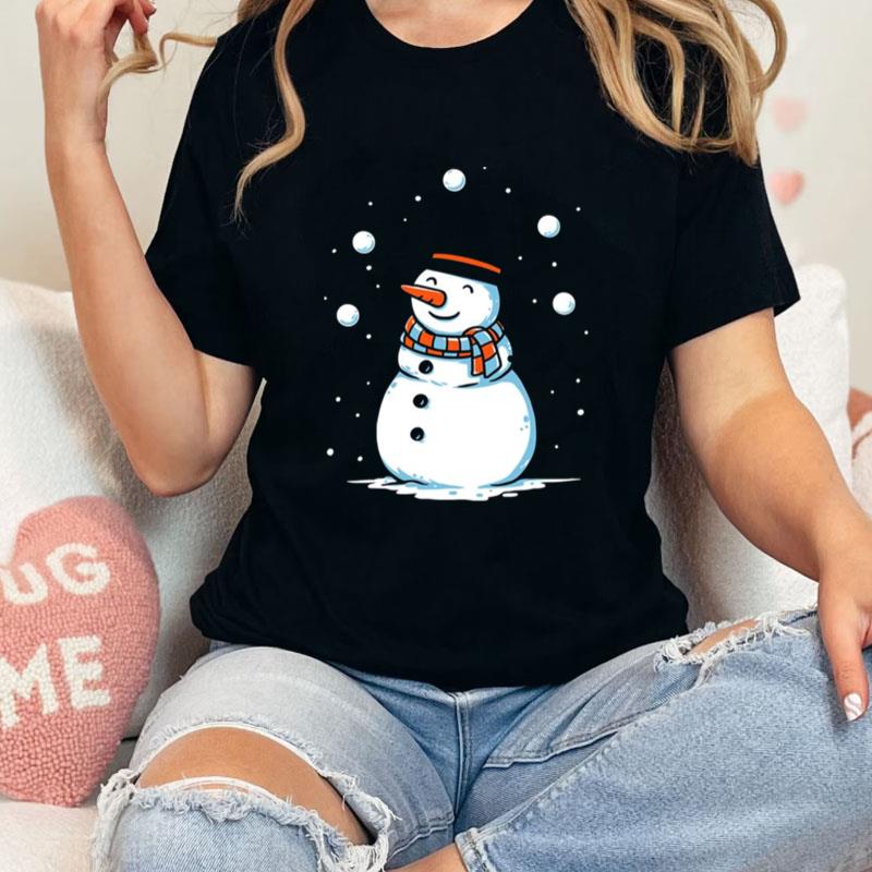Juggling Snowman Wanna See Magic Unisex T-Shirt Hoodie Sweatshirt