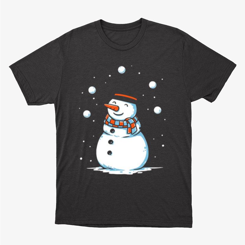 Juggling Snowman Wanna See Magic Unisex T-Shirt Hoodie Sweatshirt