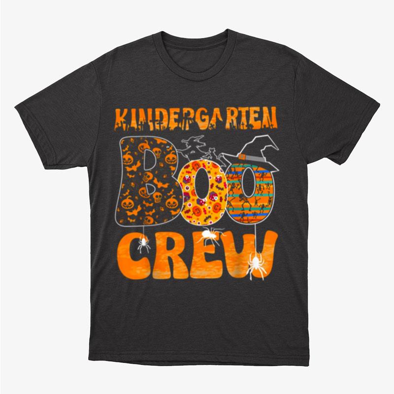 Kindergarten Boo Crew Vintage Halloween Costumes For Teacher Unisex T-Shirt Hoodie Sweatshirt