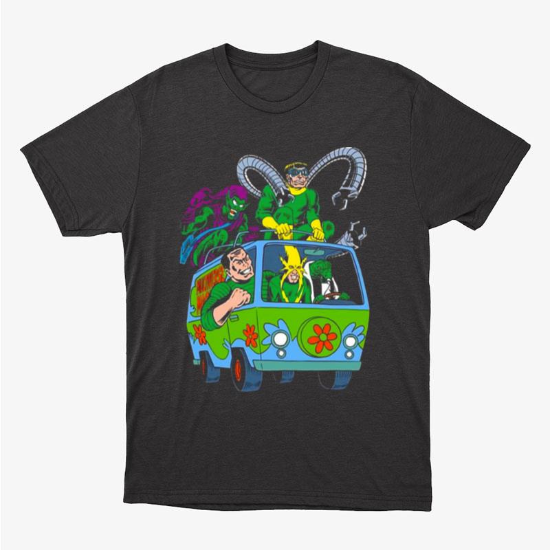 Multiverse Machine Marvel X Scooby Doo Unisex T-Shirt Hoodie Sweatshirt