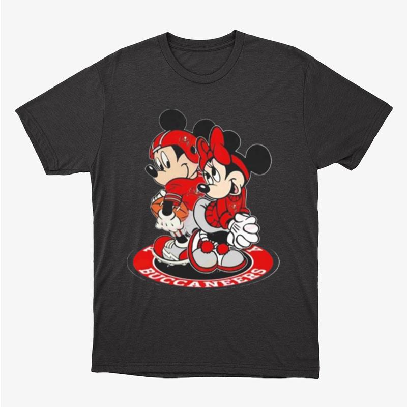 NFL Tampa Bay Buccaneers Mickey Mouse And Minnie Mouse Unisex T-Shirt Hoodie Sweatshirt