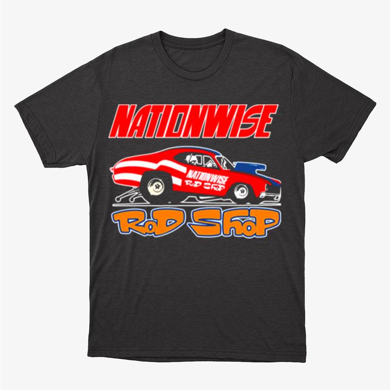 Nationwise Rod Shop Speed Shop 1970S Retro Unisex T-Shirt Hoodie Sweatshirt