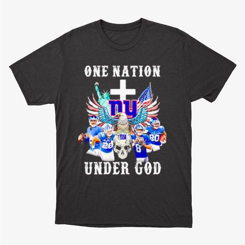 New York Giants One Nation Under God Unisex T-Shirt Hoodie Sweatshirt
