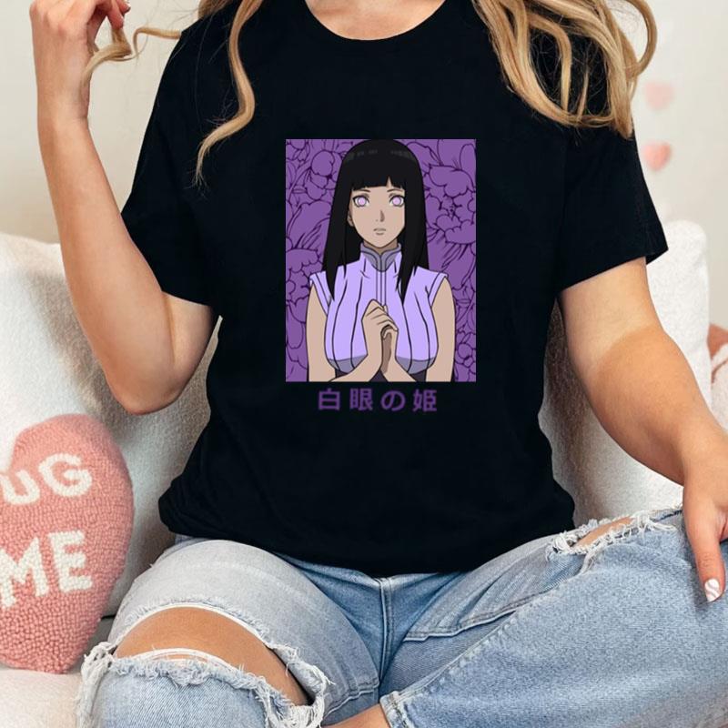Princess Hinata Purple Graphic Naruto Shippuden Unisex T-Shirt Hoodie Sweatshirt
