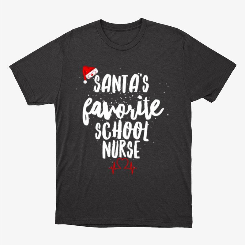 Santa's Favorite Nursing School Nurse Christmas Unisex T-Shirt Hoodie Sweatshirt