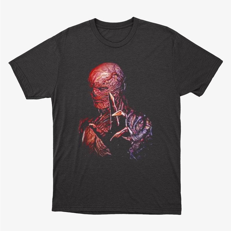 Stranger Things 4 Vecna Hand Reaching Portrais Unisex T-Shirt Hoodie Sweatshirt