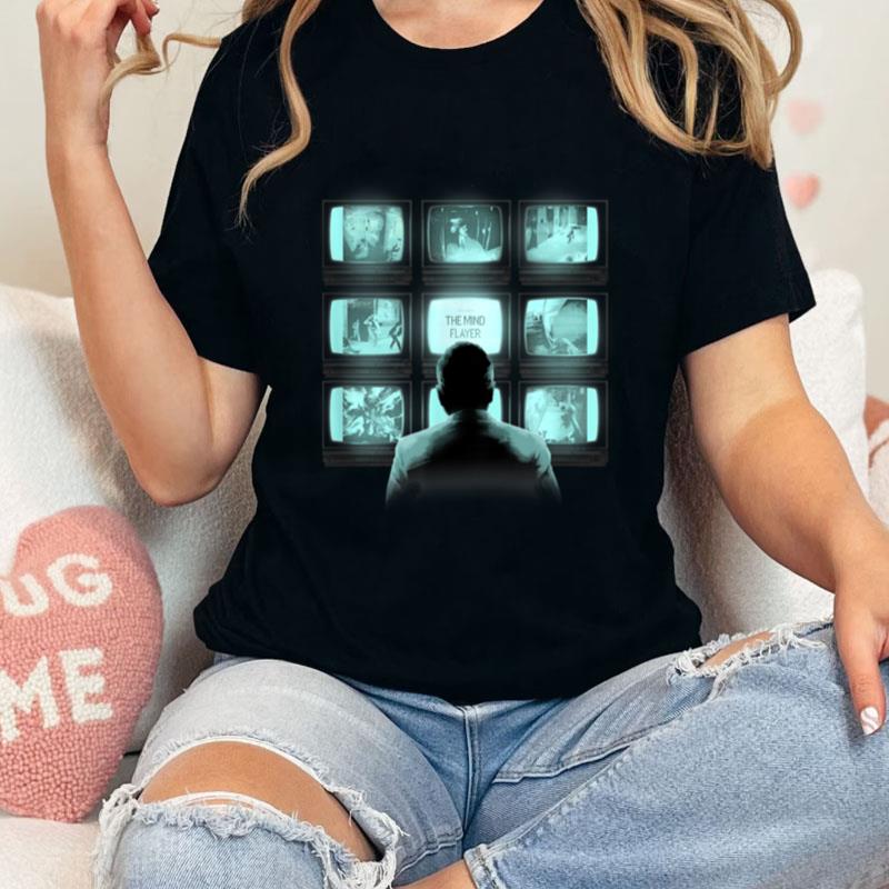 Stranger Things Fan Art The Mind Flayer Screens Unisex T-Shirt Hoodie Sweatshirt