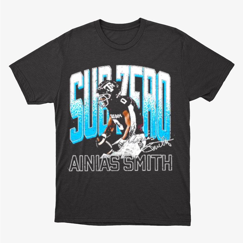 Texas A&M Ainias Smith Subzero Signature Unisex T-Shirt Hoodie Sweatshirt