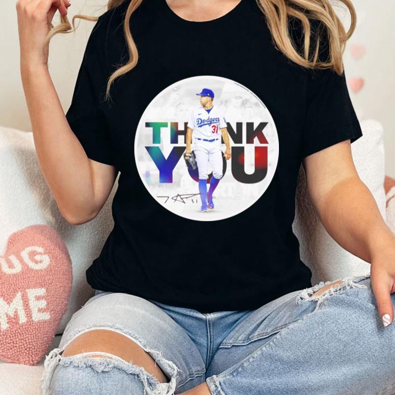 Tyler Anderson Los Angeles Dodgers Thank You Unisex T-Shirt Hoodie Sweatshirt