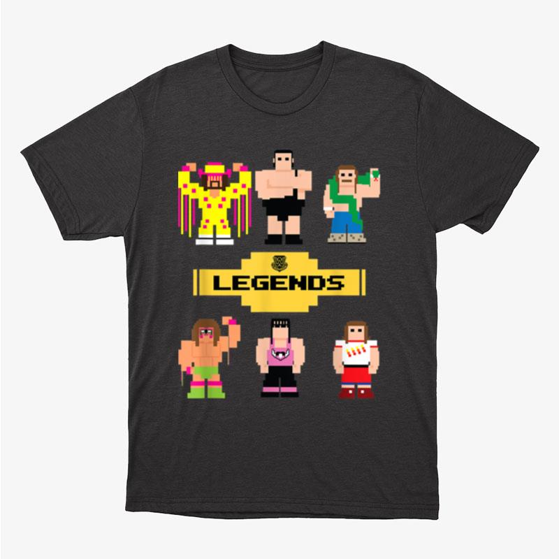 Wwe 8 Bit Legends Unisex T-Shirt Hoodie Sweatshirt